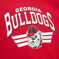 Mitchell & Ness Men's Georgia Bulldogs Red All Over 3.0 Crew Neck Sweatshirt