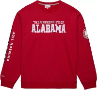 Mitchell & Ness Men's Alabama Crimson Tide All-Over Crew Neck 3.0 Pullover Sweatshirt