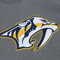 Mitchell & Ness Nashville Predators Snow Wash Grey Crew Neck Sweatshirt