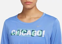 Nike Women's One Dri-FIT Luxe Chicago Marathon Long-Sleeve Running Top