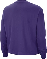 Nike Women's LSU Tigers Purple Boxy Dust Long Sleeve T-Shirt