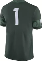 Nike Men's Michigan State Spartans #1 Green Dri-FIT Home Game Football Jersey