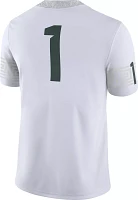 Nike Men's Michigan State Spartans #1 White Dri-FIT Away Game Football Jersey