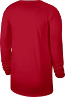 Nike Men's Portland Trail Blazers Red Practice Long Sleeve T-Shirt