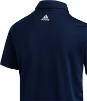 adidas Boys' Three-Stripe Golf Polo