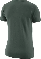 Nike Women's Milwaukee Bucks Green Logo V-Neck T-Shirt