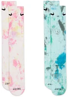 Nike Colorsplash Tie Dye 2 Pack Crew Socks