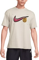 Nike FC Barcelona 2023 Swoosh Cream T-Shirt