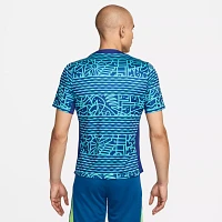 Nike Adult Brazil 2024 Teal Prematch Jersey