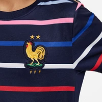 Nike Youth France 2024 Navy Prematch Jersey