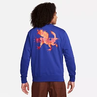 Nike Adult FC Barcelona 2023-2024 Lunar New Year Blue Crew Sweatshirt