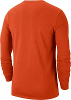 Nike Men's Florida Gators Orange Cotton Varsity Game Long Sleeve T-Shirt