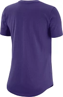 Nike Women's LSU Tigers Purple University Athletics Pill Swoosh T-Shirt