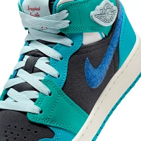 Jordan Kids' Grade School Air Jordan 1 Mid Sneaker School Basketball Shoes