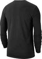 Nike Men's Florida Gators Black Classic Core Cotton Long-Sleeve Shirt