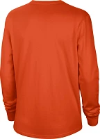 Nike Women's Florida Gators Orange Cotton Letterman Long Sleeve T-Shirt