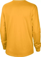 Nike Women's UCLA Bruins Gold Cotton Letterman Long Sleeve T-Shirt