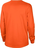 Nike Women's Oklahoma State Cowboys Orange Cotton Letterman Long Sleeve T-Shirt