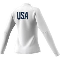 adidas Women's USA Volleyball Aeroready 1/4 Zip Jersey