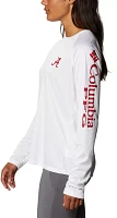 Columbia Women's Alabama Crimson Tide White Tidal Long Sleeve T-Shirt