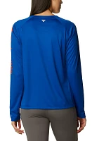 Columbia Women's Florida Gators Blue Tidal Long Sleeve T-Shirt