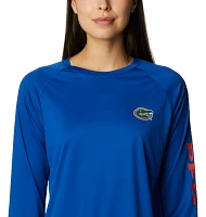 Columbia Women's Florida Gators Blue Tidal Long Sleeve T-Shirt