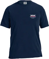 Image One Men's Florida Atlantic Owls Blue Baseball Laces T-Shirt