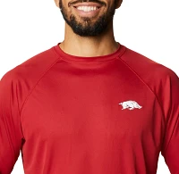 Columbia Men's Arkansas Razorbacks Cardinal Terminal Tackle Long Sleeve T-Shirt