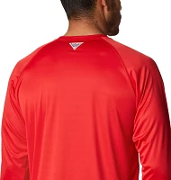 Columbia Men's Nebraska Cornhuskers Scarlet Terminal Tackle Long Sleeve Shirt