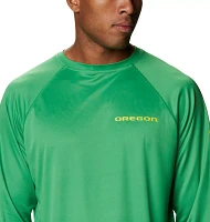 Columbia Men's Oregon Ducks Green Terminal Tackle Long Sleeve T-Shirt