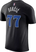 Nike Men's 2023-24 City Edition Dallas Mavericks Luka Doncic #77 Black T-Shirt