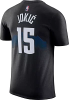 Nike Men's 2023-24 City Edition Denver Nuggets Nikola Jokic #15 Black T-Shirt