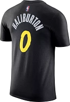 Nike Men's 2023-24 City Edition Indiana Pacers Tyrese Haliburton #0 Black T-Shirt