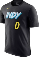 Nike Men's 2023-24 City Edition Indiana Pacers Tyrese Haliburton #0 Black T-Shirt