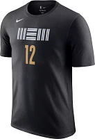 Nike Men's 2023-24 City Edition Memphis Grizzlies Ja Morant #12 Black T-Shirt