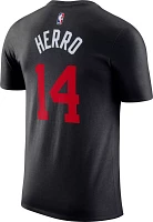 Nike Men's 2023-24 City Edition Miami Heat Tyler Herro #14 Black T-Shirt