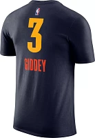 Nike Men's 2023-24 City Edition Oklahoma Thunder Josh Giddey #3 Navy T-Shirt