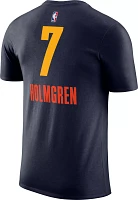 Nike Men's 2023-24 City Edition Oklahoma Thunder Chet Holmgren #7 Navy T-Shirt