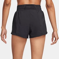 Nike One Women's Swoosh Dri-FIT Running Mid-Rise Brief-Lined Shorts