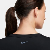 Nike Women's One Fitted Dri-FIT Short-Sleeve Cropped Top