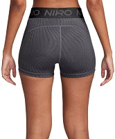 Nike Women's Pro Dri-FIT Mid-Rise 3" Printed Shorts