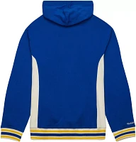 Mitchell and Ness Men's Golden State Warriors Royal French Terry Hoodie