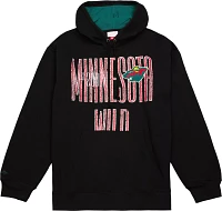 Mitchell & Ness Minnesota Wild Team OG Black Pullover Hoodie