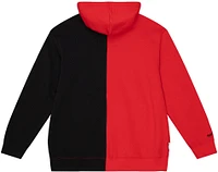 Mitchell & Ness Men's Ohio State Buckeyes Scarlet/Black Color Block Full-Zip Sweatshirt