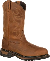 Rocky Men's Original Ride Branson Roper 11” Waterproof Western Work Boots