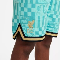 Nike Youth Liverpool FC x LeBron James 2023-2024 DNA Teal Shorts