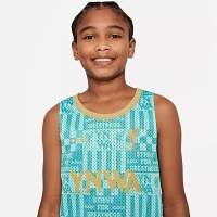 Nike Youth Liverpool FC x LeBron James 2023-2024 Teal Reversible Basketball Jersey