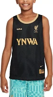 Nike Youth Liverpool FC x LeBron James 2023-2024 Teal Reversible Basketball Jersey