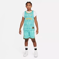 Nike Youth Liverpool FC x LeBron James 2023-2024 Teal Reversible Basketball Jersey