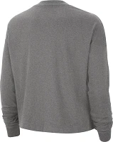 Nike Women's Tennessee Volunteers Grey Heritage Boxy Long Sleeve T-Shirt